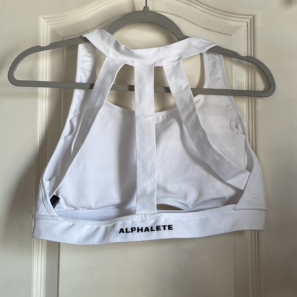 Alphalete Trinity Bra White XL NEW